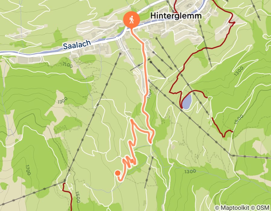 Karte der Tour
