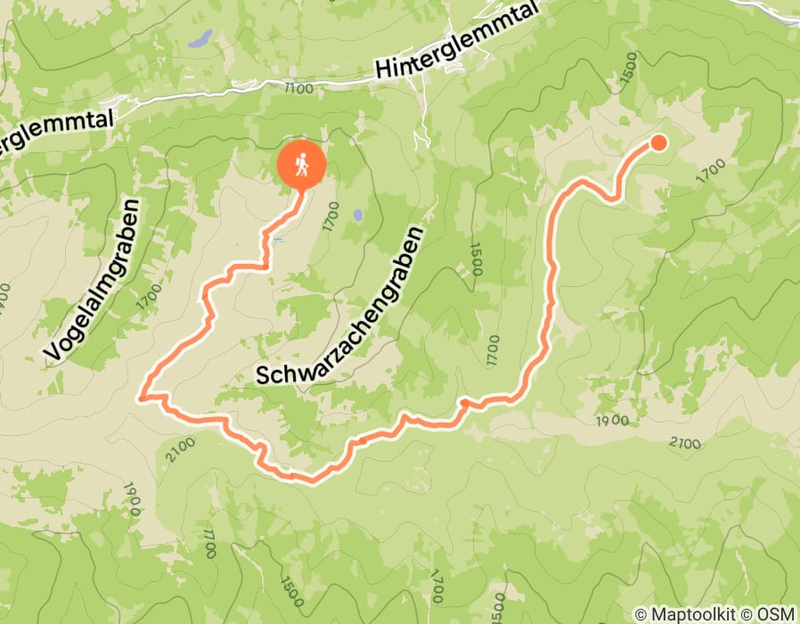 Karte der Tour
