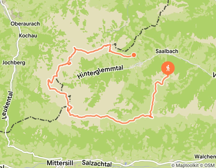 Karte der Tour