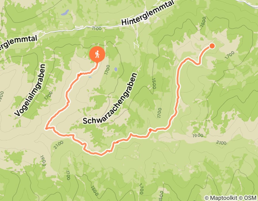 Karte der Tour