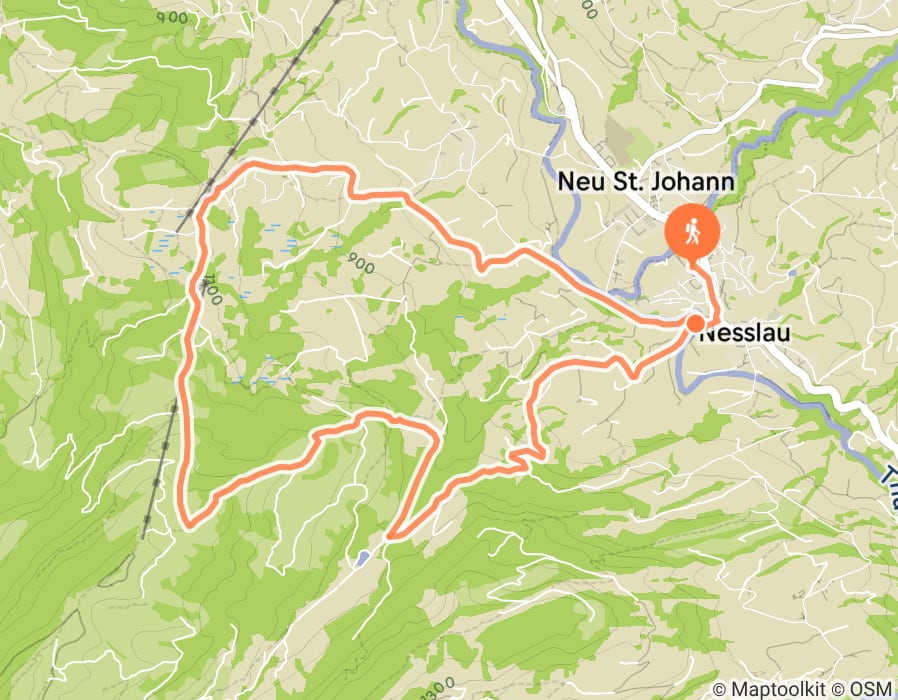Karte der Tour