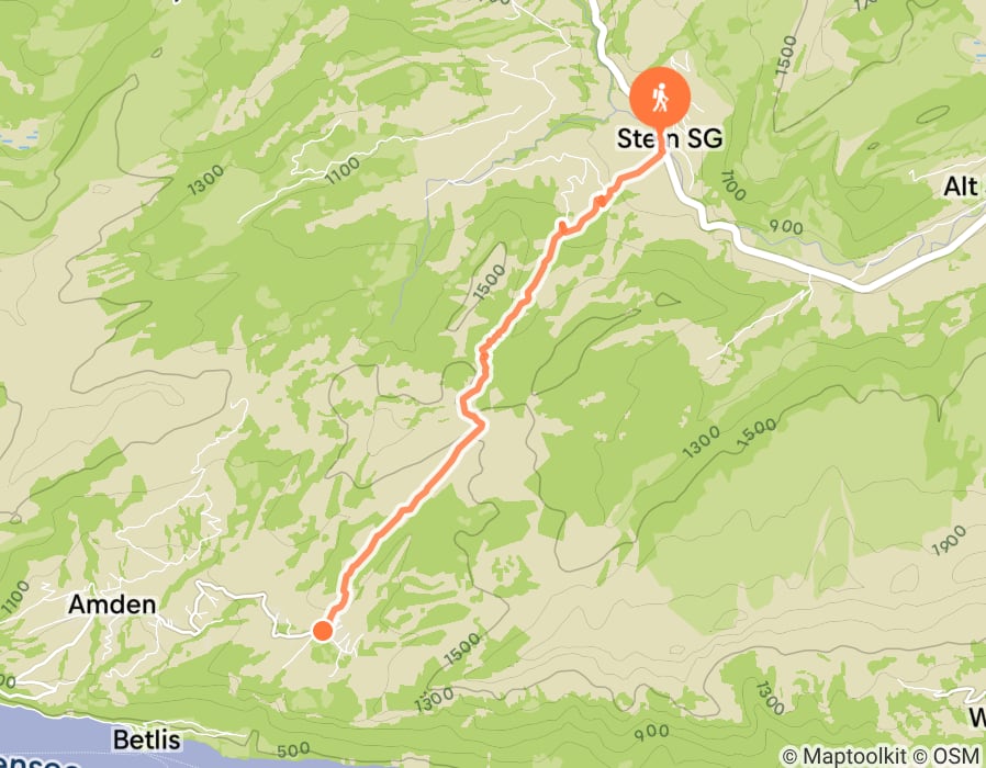 Karte der Tour