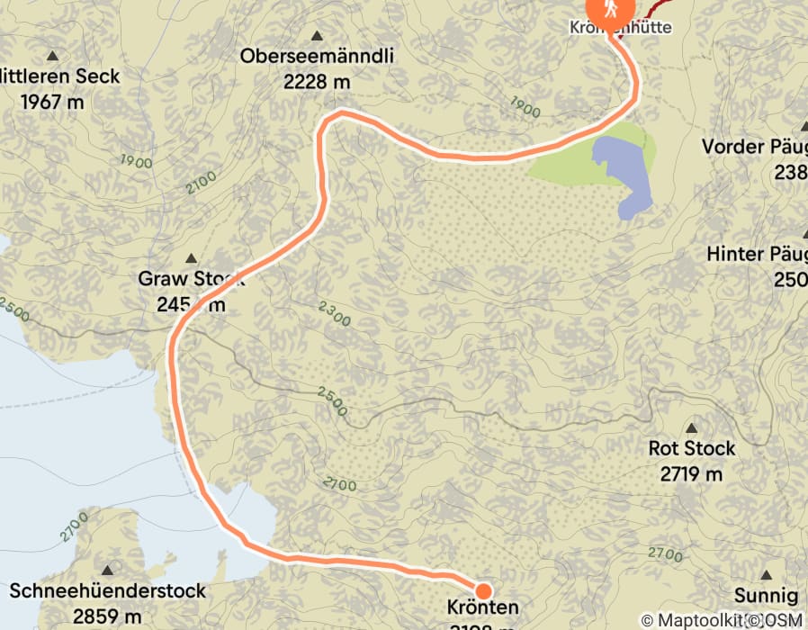 Karte der Tour