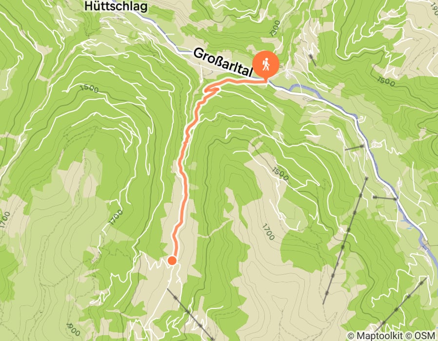 Karte der Tour