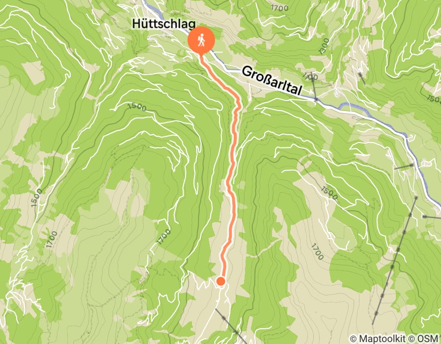 Karte der Tour