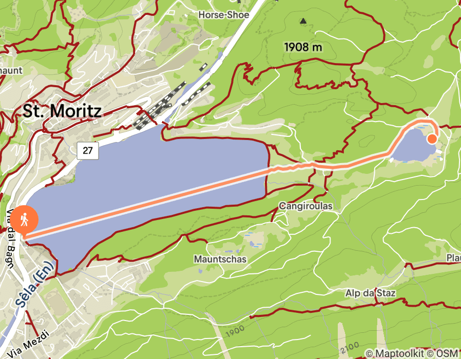 Karte der Tour