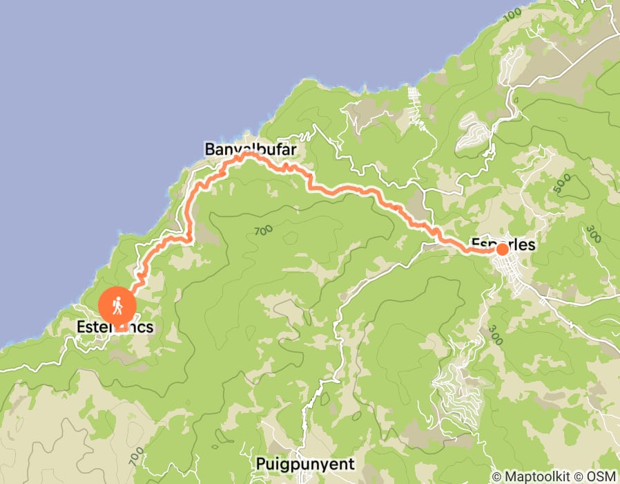 Karte der Tour
