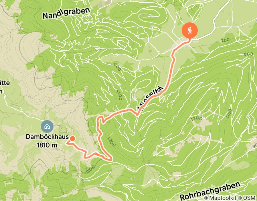 Karte der Tour