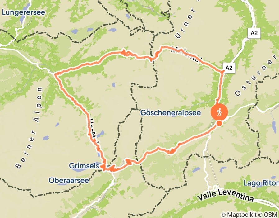 Karte der Tour