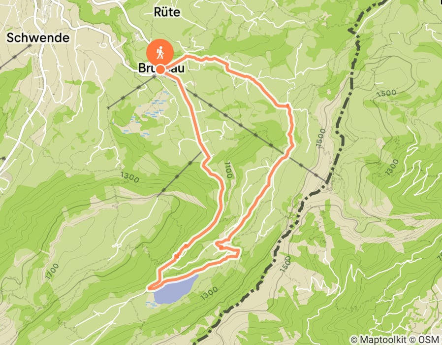 Karte der Tour