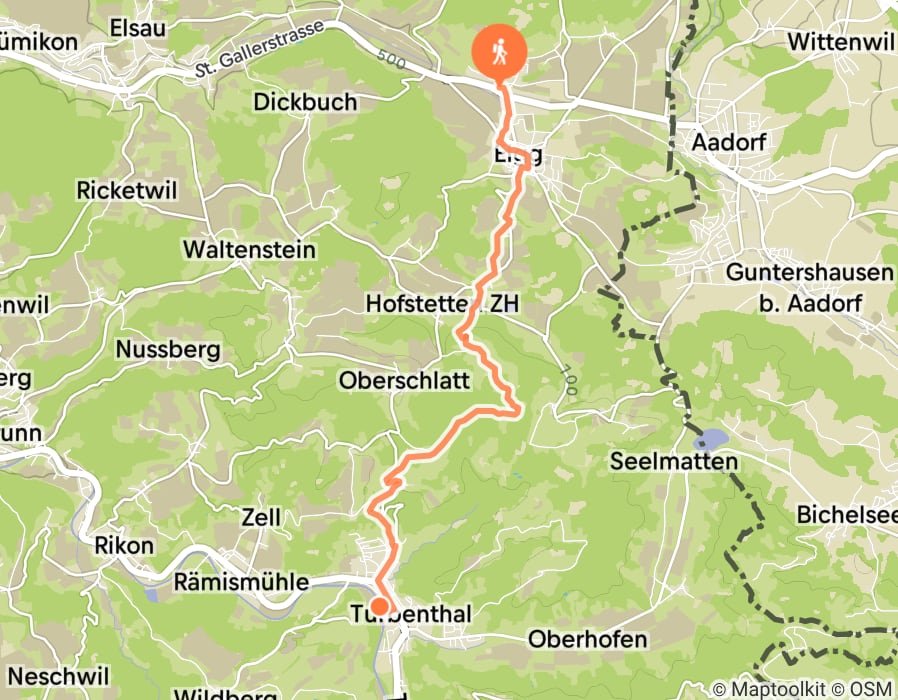 Karte der Tour