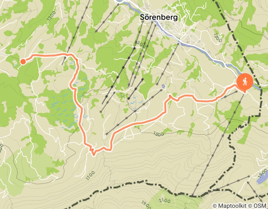 Karte der Tour
