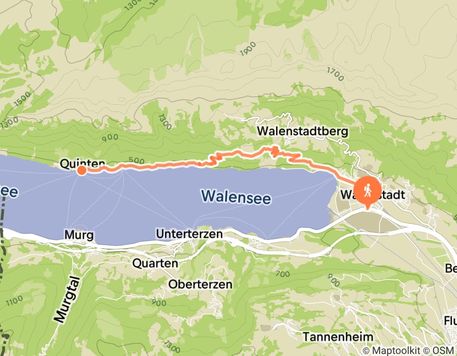 Karte der Tour