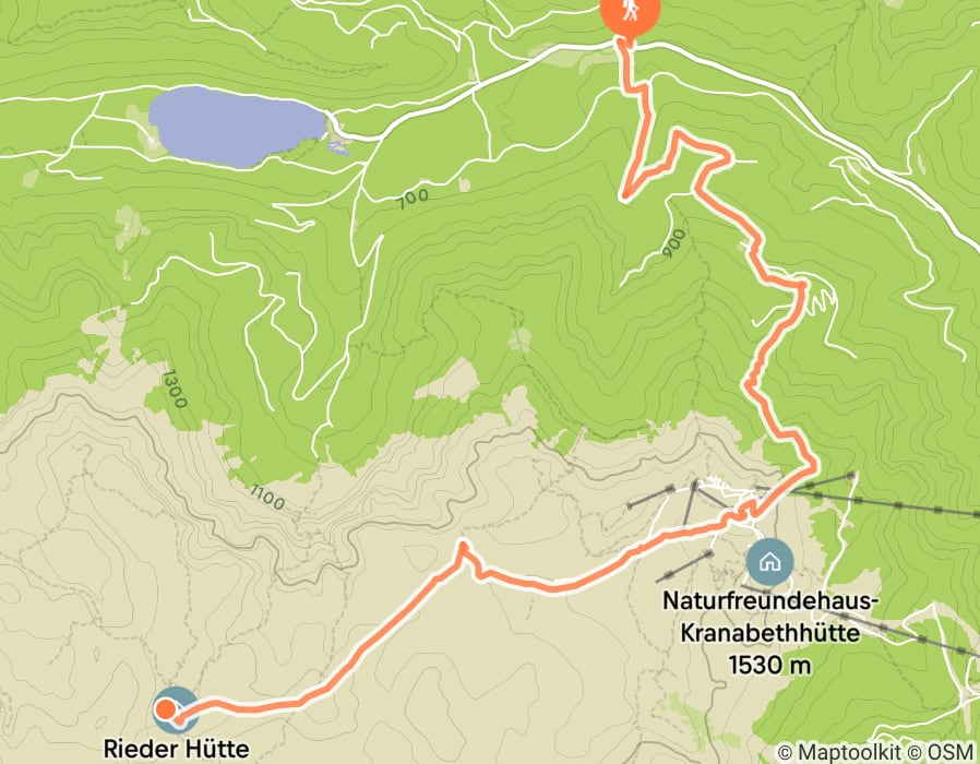 Karte der Tour