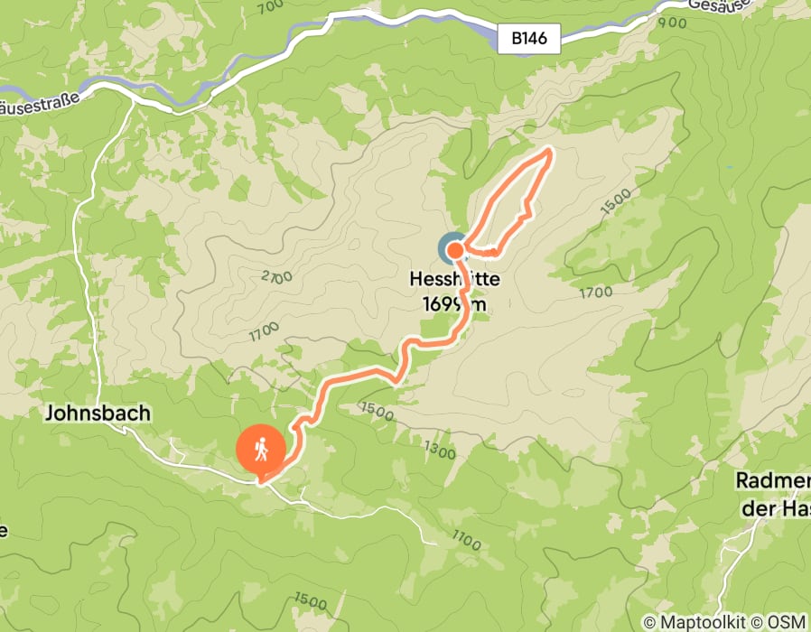 Karte der Tour