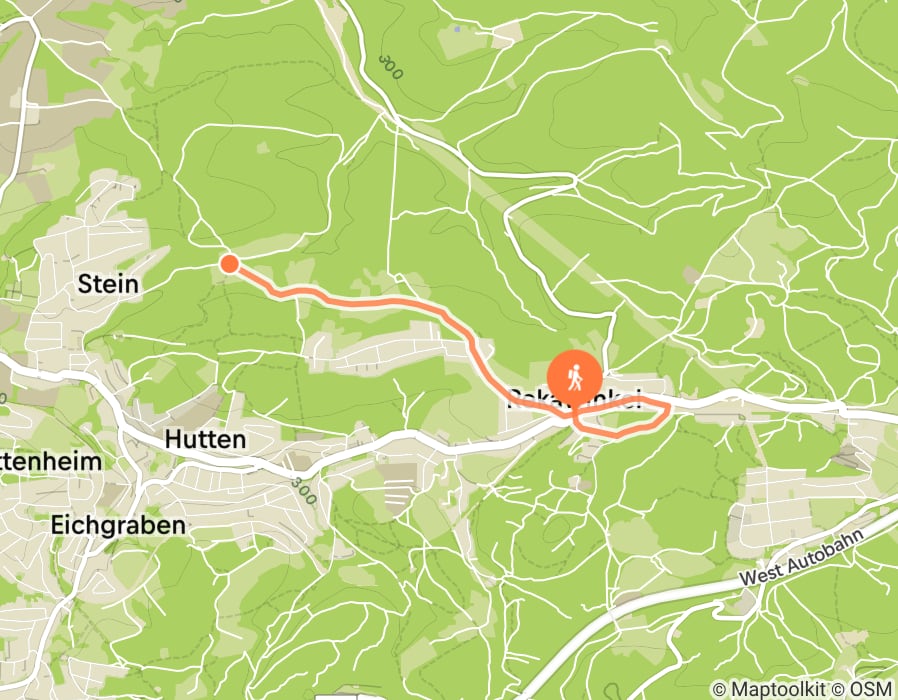 Karte der Tour