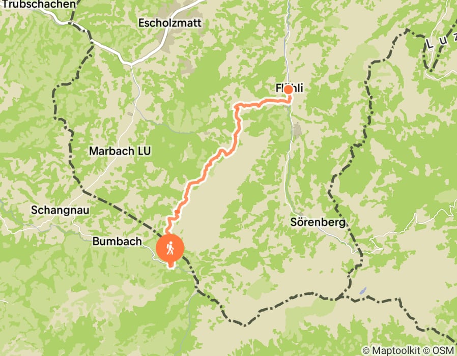 Karte der Tour
