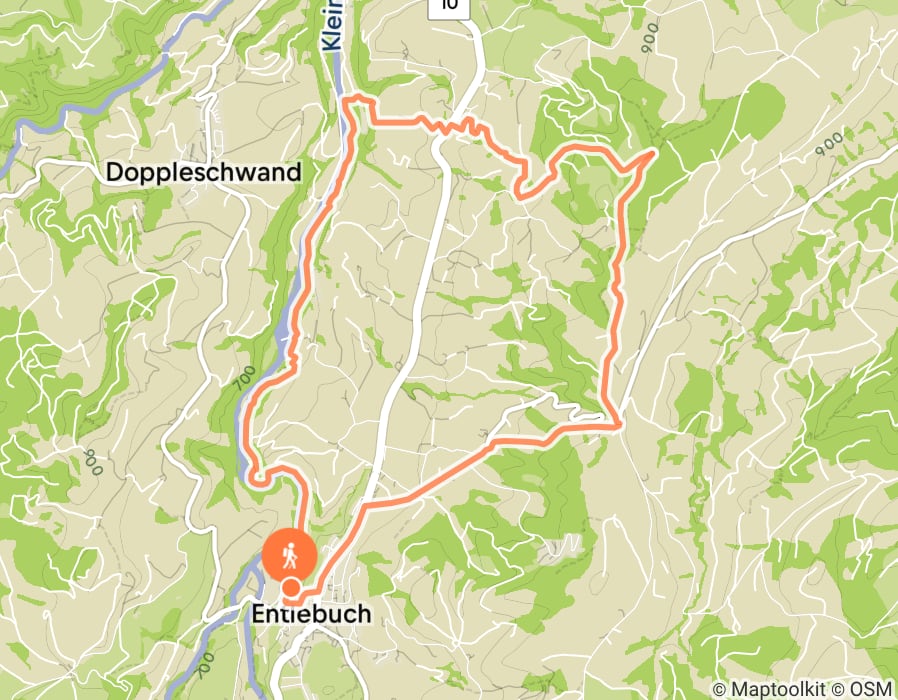 Karte der Tour