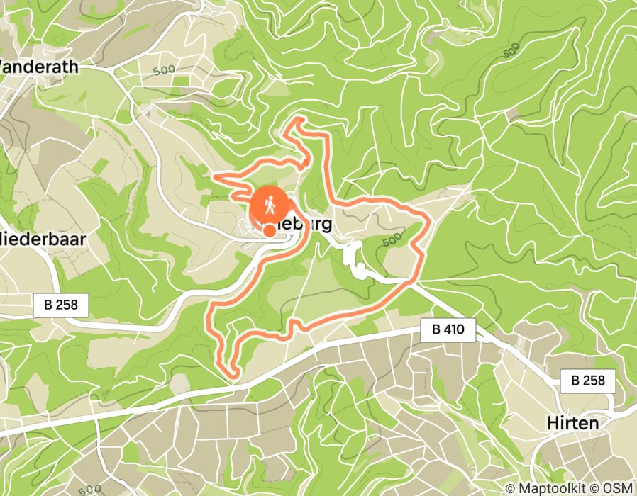 Karte der Tour