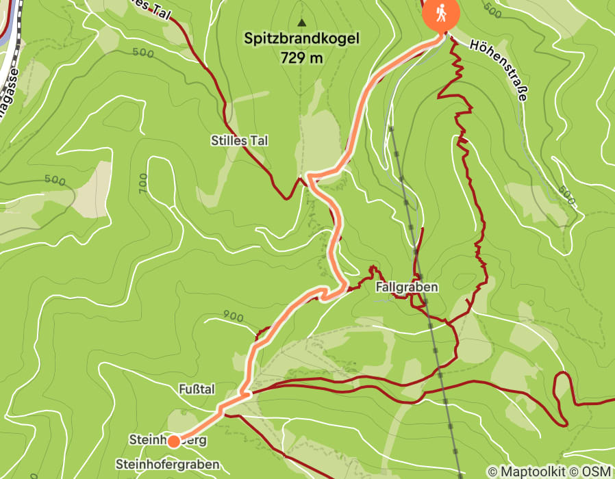 Karte der Tour