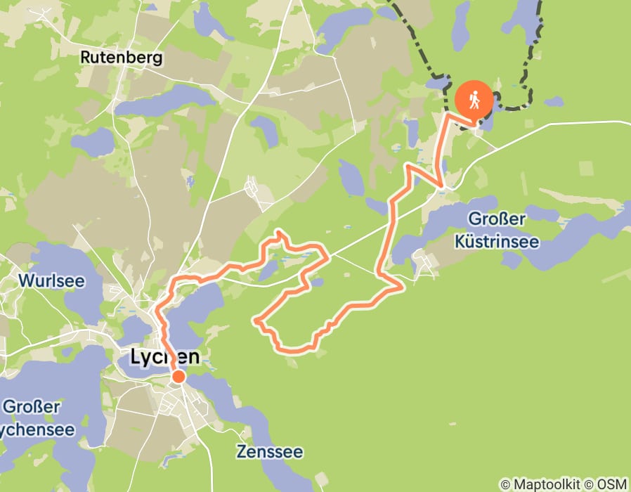 Karte der Tour
