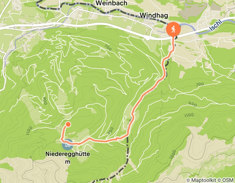 Karte der Tour