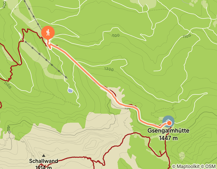 Karte der Tour