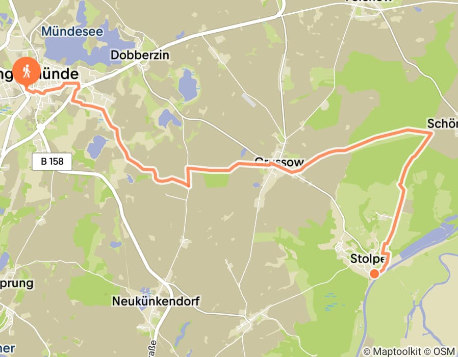 Karte der Tour