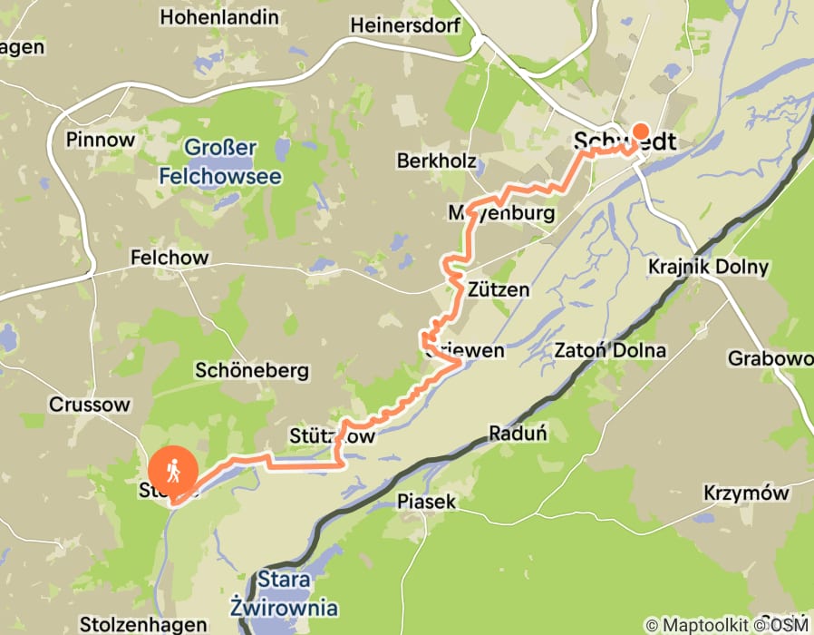 Karte der Tour