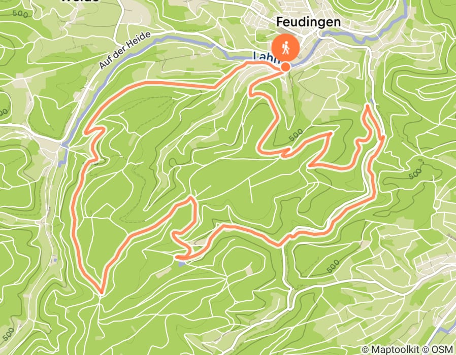 Karte der Tour