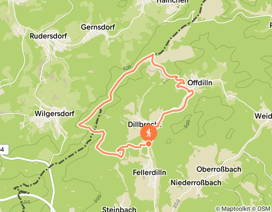 Karte der Tour