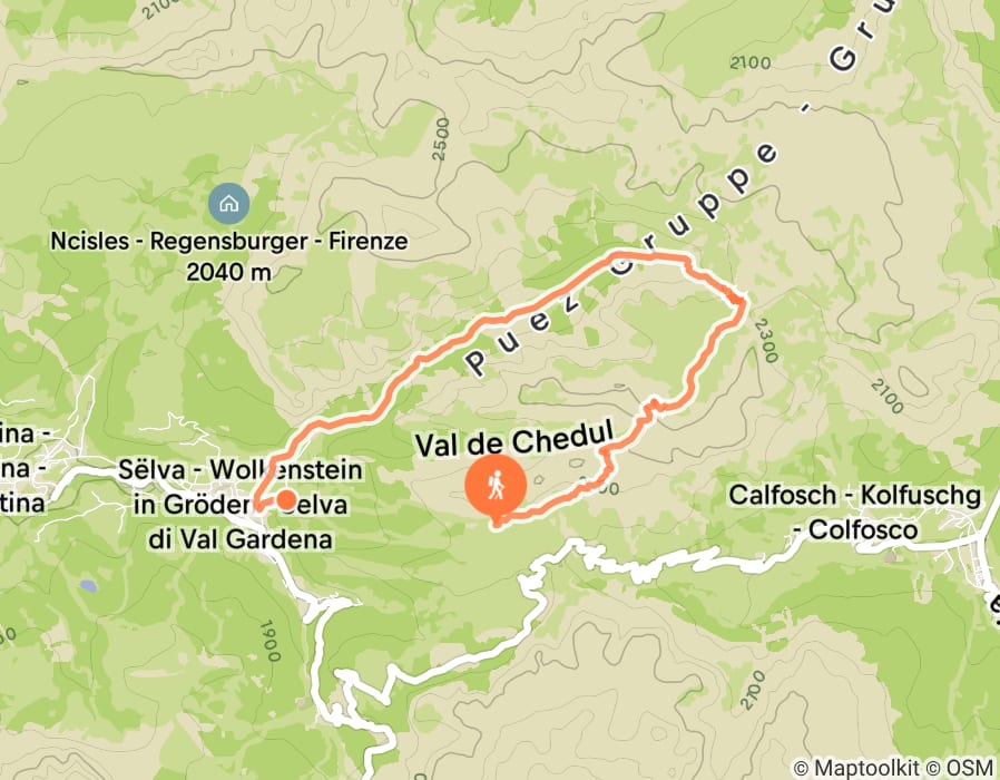 Karte der Tour
