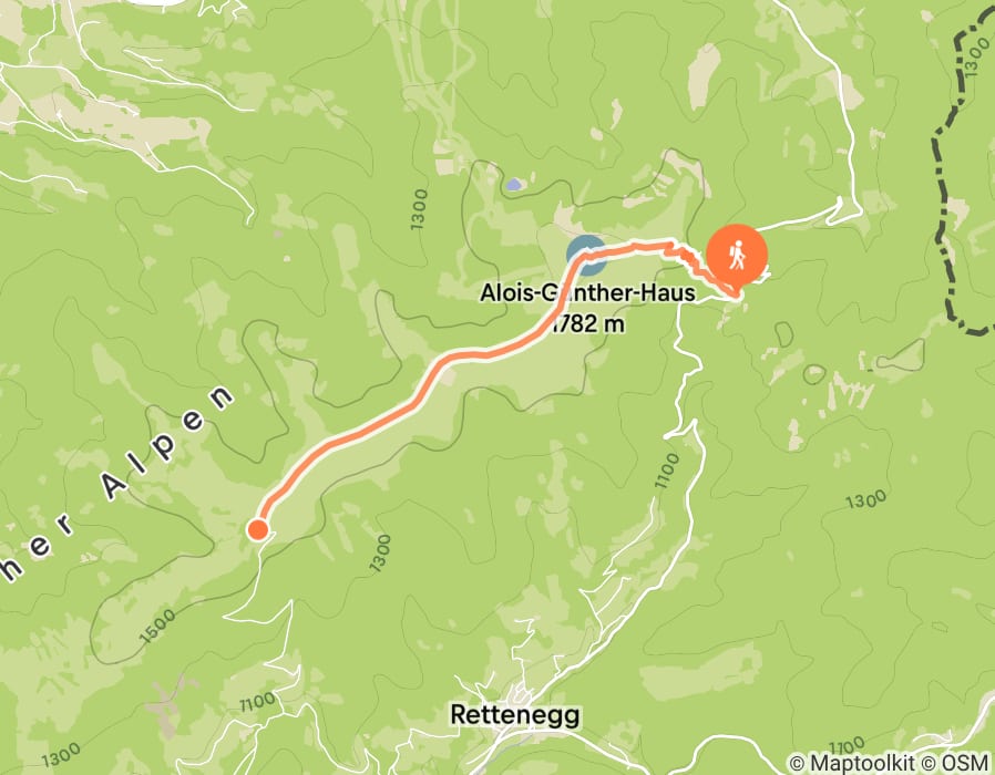 Karte der Tour