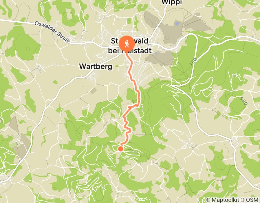 Karte der Tour