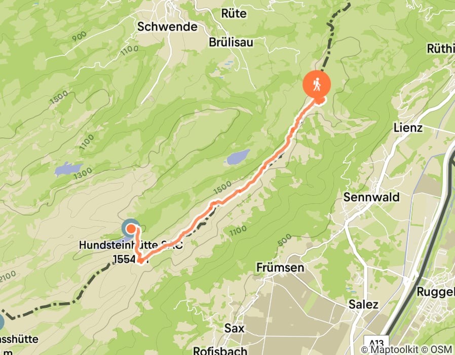 Karte der Tour