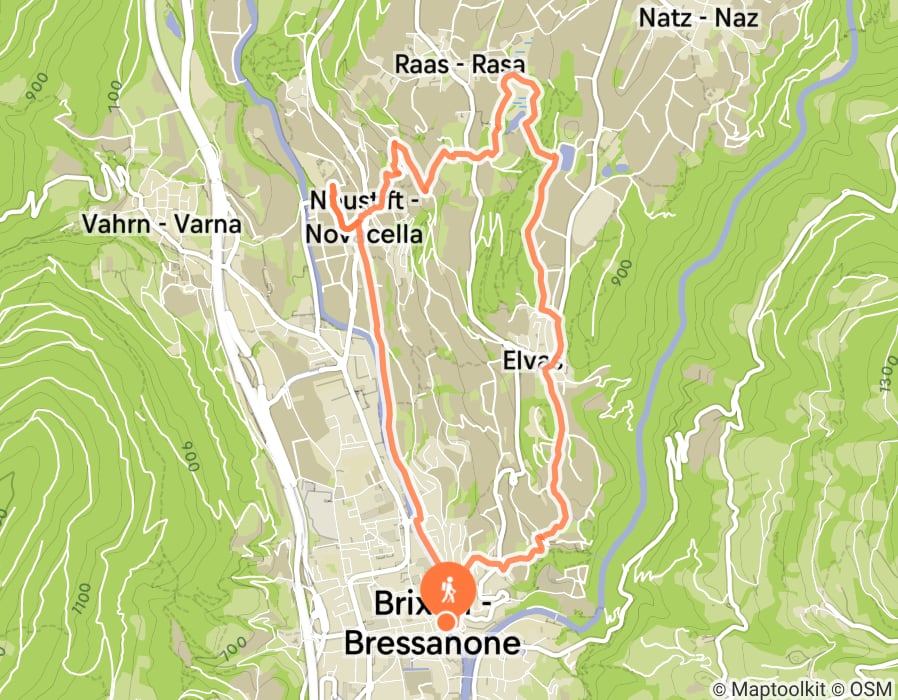 Karte der Tour