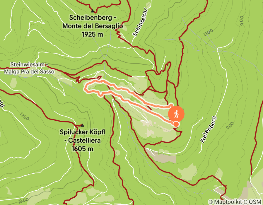 Karte der Tour