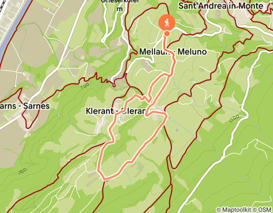 Karte der Tour