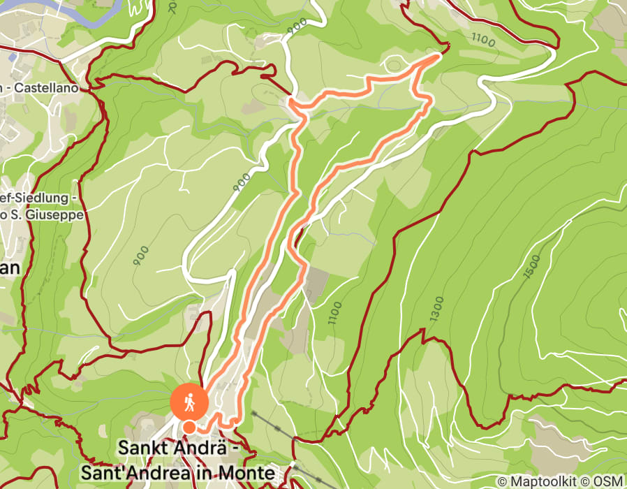 Karte der Tour