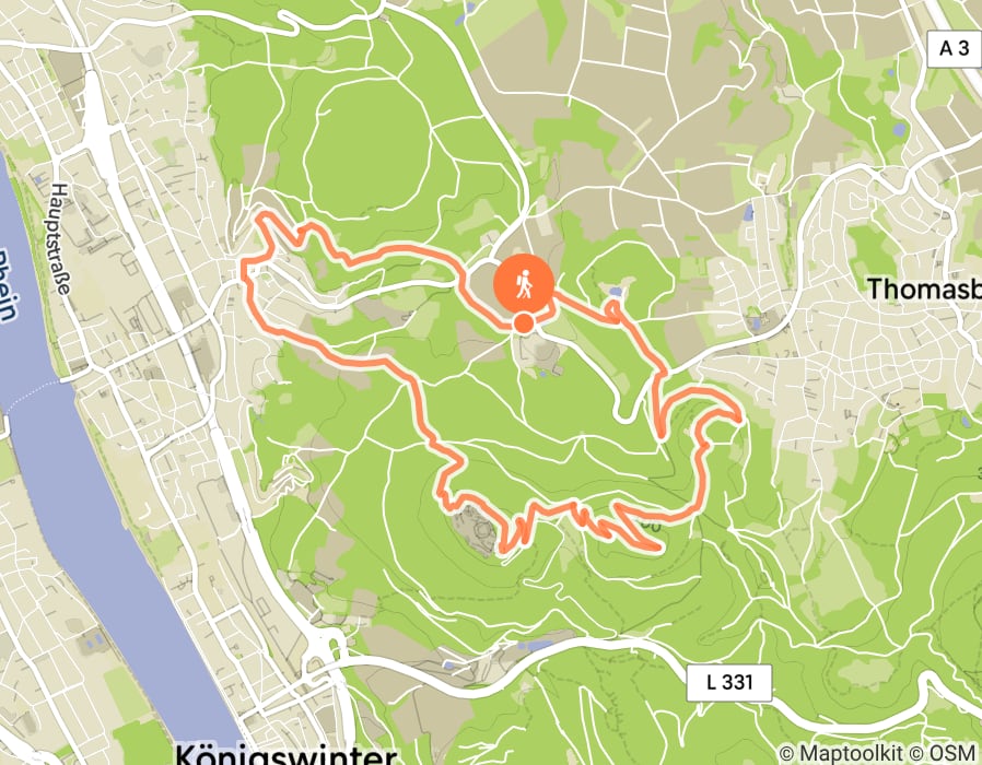 Karte der Tour