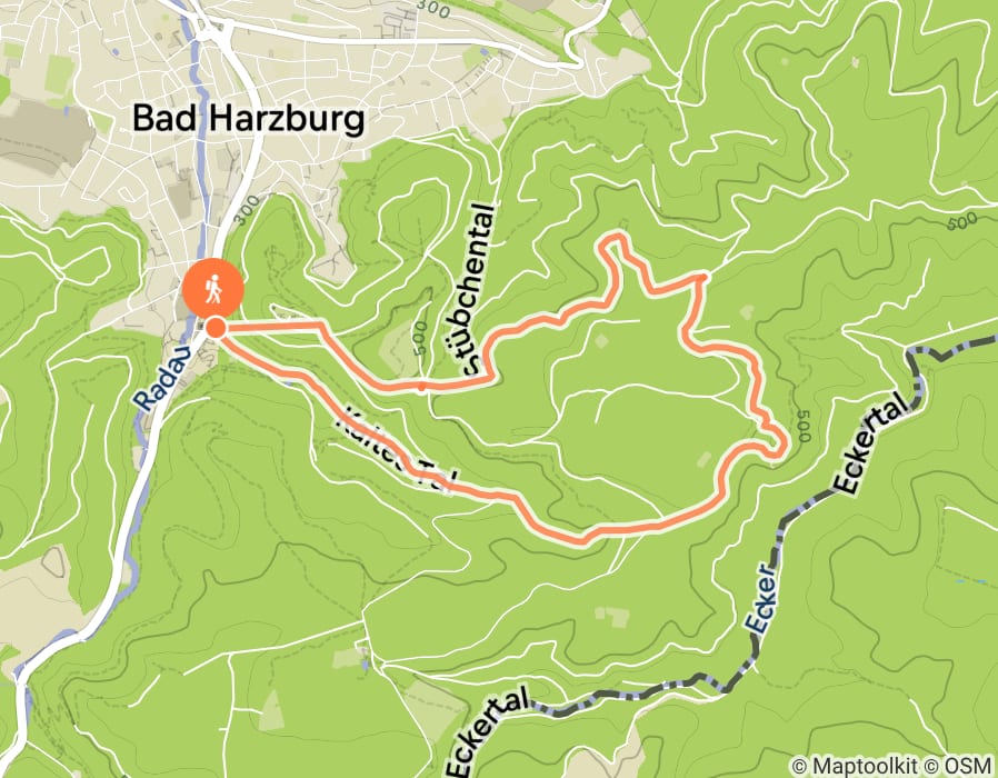 Karte der Tour