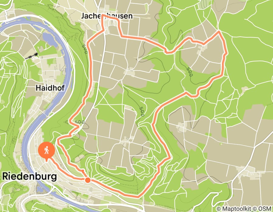 Karte der Tour