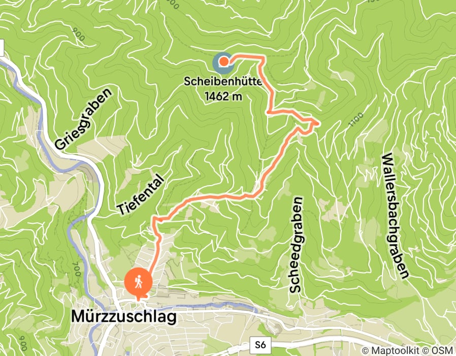 Karte der Tour