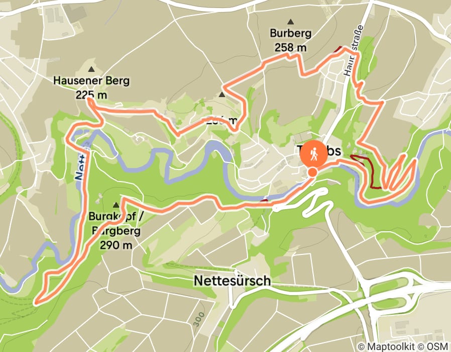 Karte der Tour