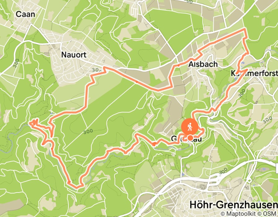 Karte der Tour