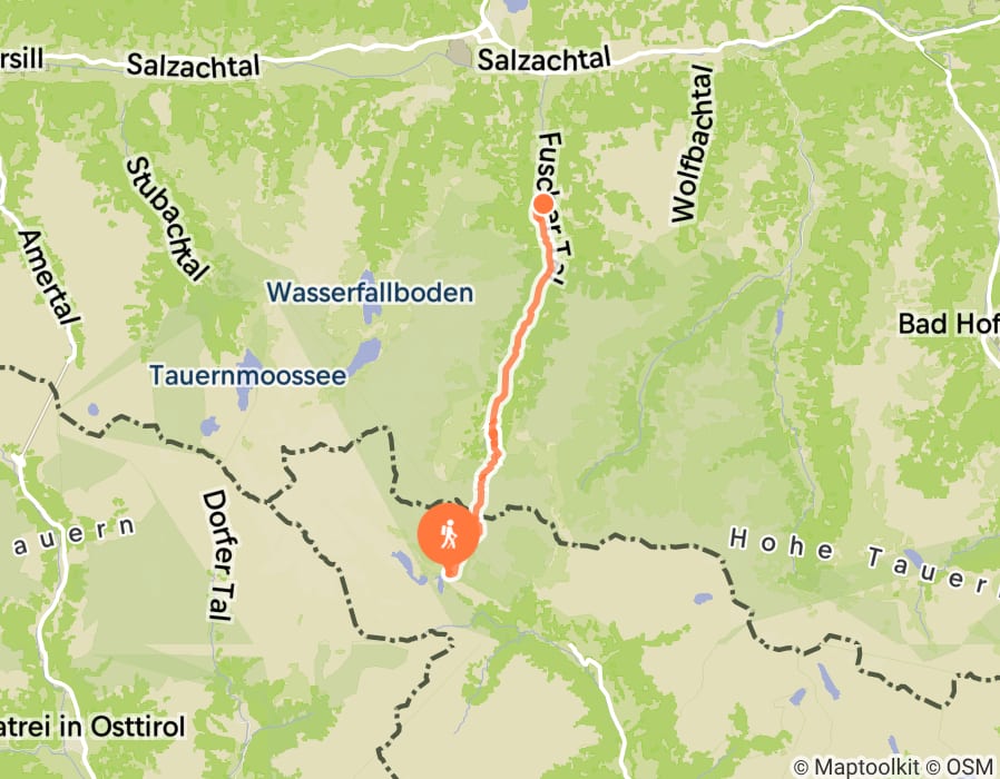 Karte der Tour