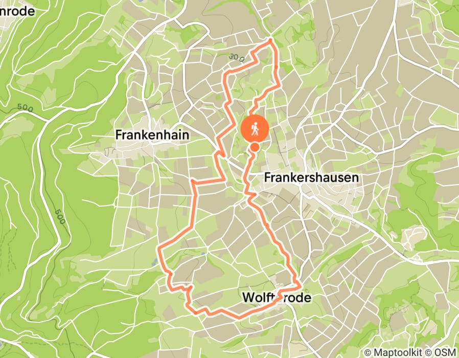 Karte der Tour