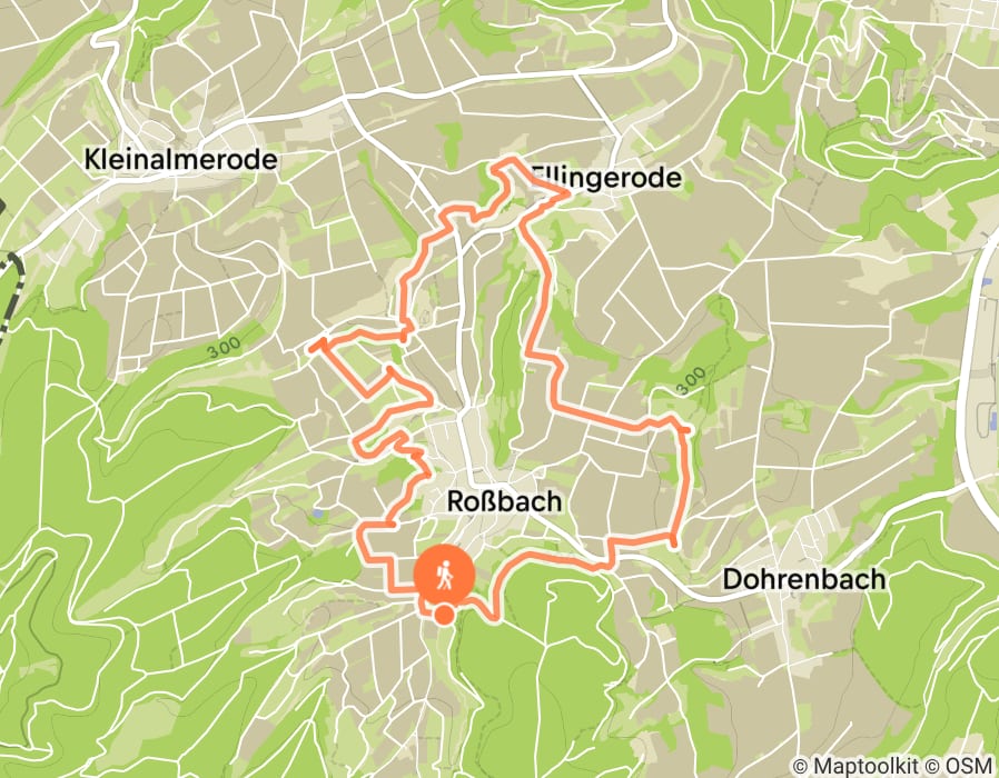 Karte der Tour