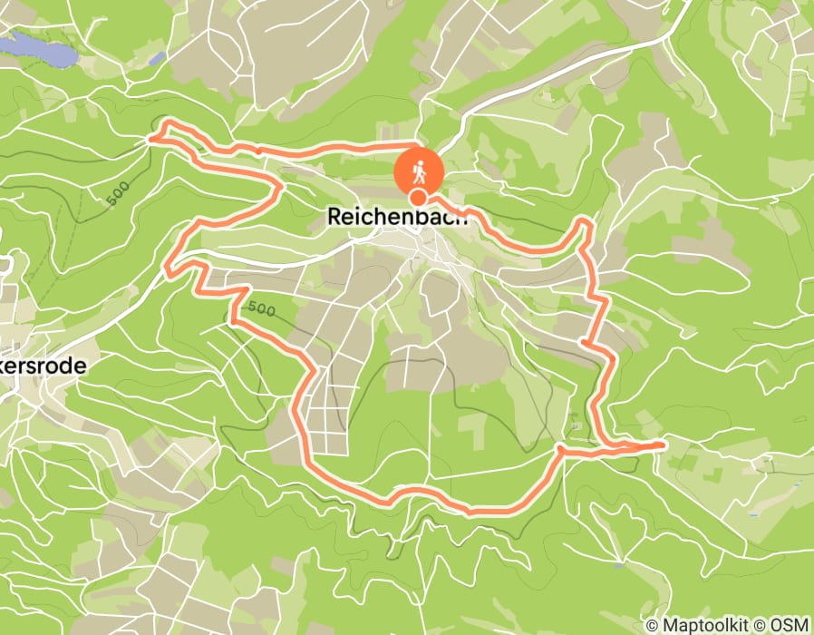 Karte der Tour