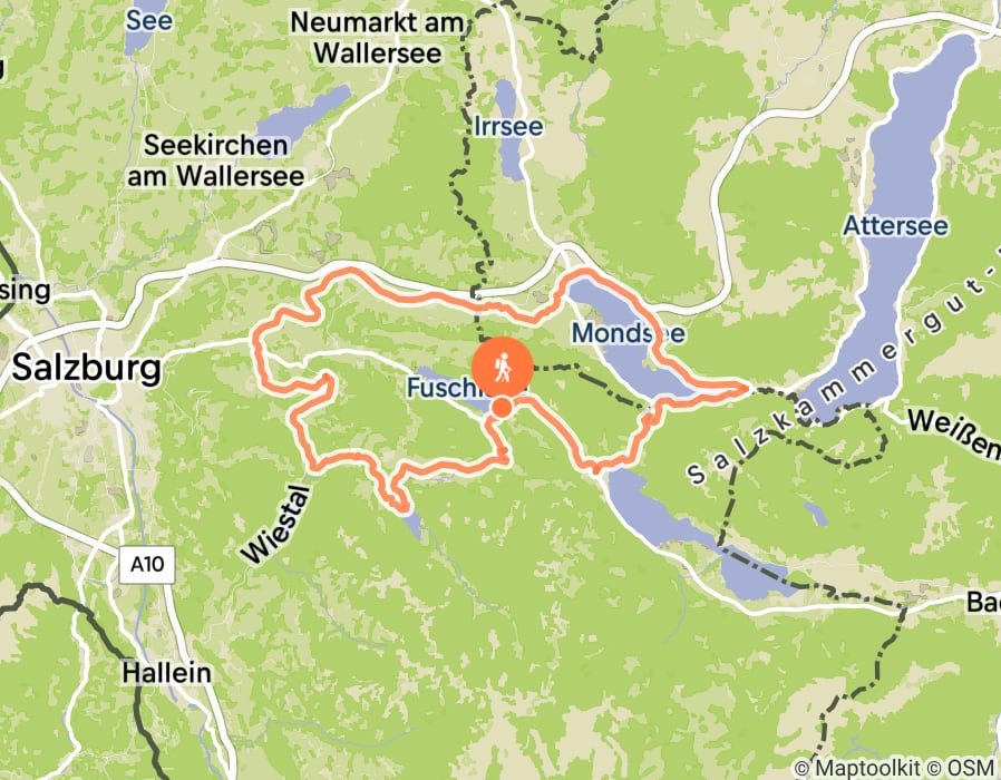 Karte der Tour